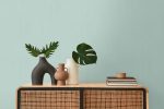 Modern,Scandinavian,Home,Interior,With,Design,Wooden,Commode,,Tropical,Leaf