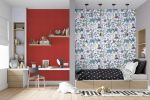 Interior Kids Bedroom Wall Mockup – 3d Rendering, 3d Illustrati