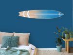 Interior,Of,Modern,Stylish,Bedroom,With,Surfboard,Hanging,On,Wall