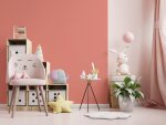 Mock,Up,Wall,In,The,Children’s,Room,With,Chair,In